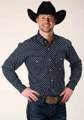Roper 1381 New Star Foulard (Black) - Men's Western Shirt