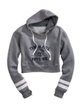 Tin Haul Tiger Print (Grey) - Women's Hoodie Sweatshirt