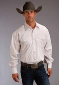 Stetson 5663 Two Stripe (Pink) - Men's Western Shirt