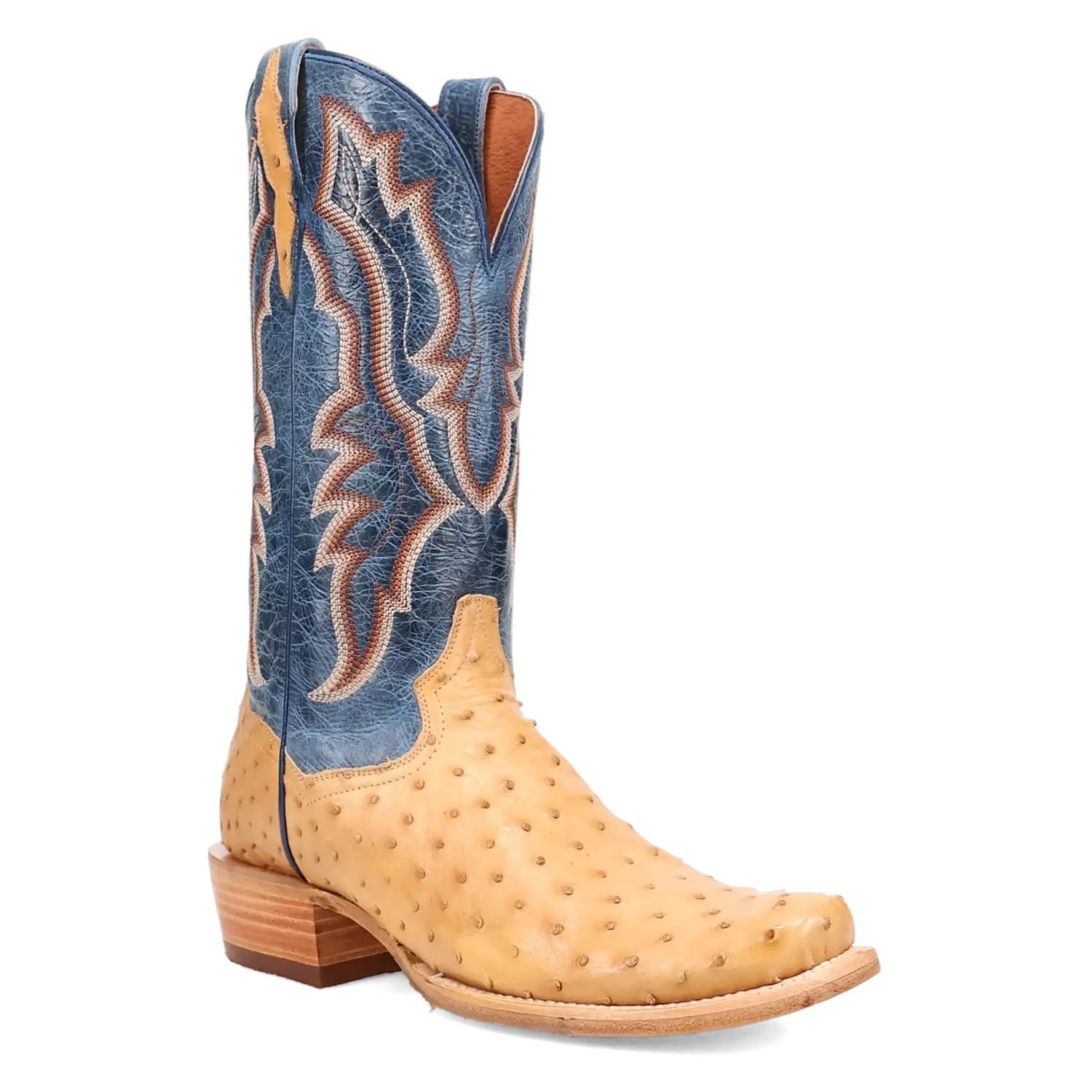 Dan Post Brady - Men's Full Quill Ostrich Leather Cowboy Boots